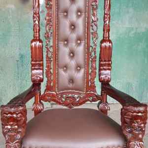 Кралски стол ( King chair ) тиково дърво, НОВ, внос от Индонезия