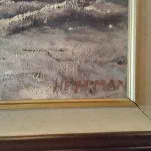 Картина с маслени бои на платно от известен Холандски художник  Heytman – born in Overven , Holland
