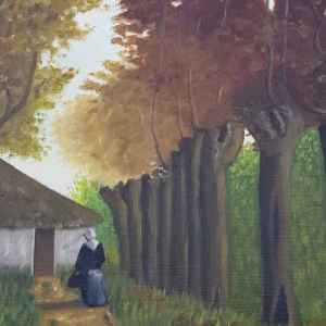 Картина с маслени бои на платно от Datch painter,  20th century,  внос от Нидерландия