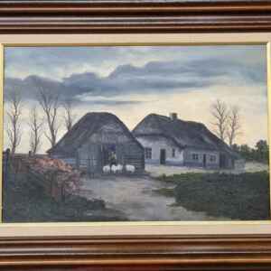 Картина с маслени бои на платно,  Unknown painter,  20th century,  внос от Нидерландия