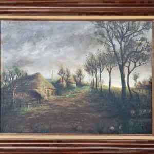 Картина с маслени бои на платно от Bumers, 20th century,  внос от Белгия