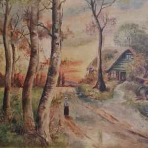 Картина с маслени бои на платно от T.van Reeth, 20th century – Нидерландия