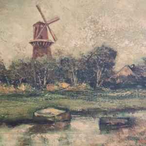 Картина с маслени бои на платно от известен нидерландски художник Jan Vlaardingen внос от Нидерландия.
