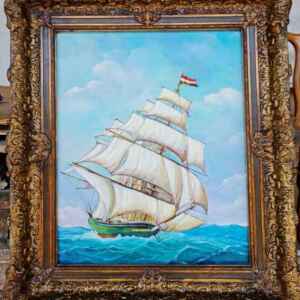 Картина с маслени бои на платно от Нидерландия, 20th century внос от Нидерландия