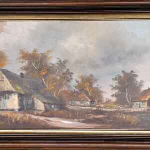 Картина с маслени бои на платно от известен нидерландски художник Roelandt,  20th century внос от Нидерландия.