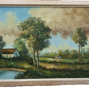 Картина с маслени бои на платно от Carter, 20th century, внос от Нидерландия.