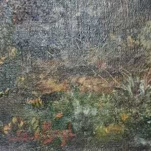 Картина с маслени бои на платно  от известен нидерландски художник S van Mey, 20th century внос от Нидерландия.