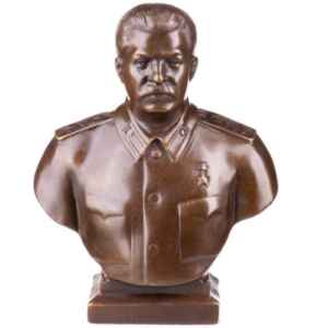 Бронзова скулптура бюст Сталин,  нова внос от Германия.