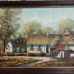 Картина с маслени бои на платно от известен нидерландски художник Kelly, 20th century внос от Нидерландия.