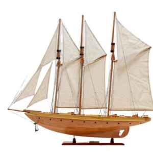 Корабен макет от дърво ” Sailboat of the Atlantic Yacht” нов, внос от Нидерландия.