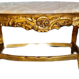 Холова маса в стил Барок,  златен варак с плот от оникс внос от Белгия.